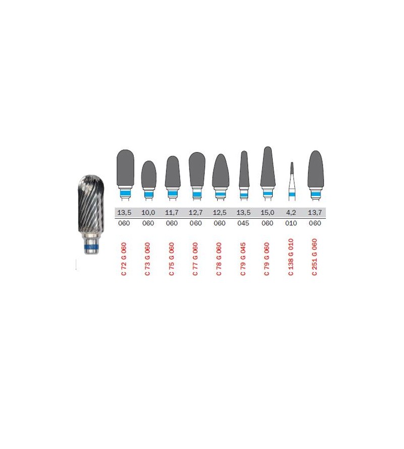 FRESA TUNGSTENO PM C77G-060...