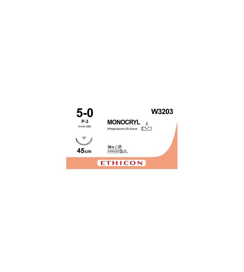 SUTURA MONOCRYL 5/0...